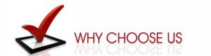 A red banner that says " why choose ?"